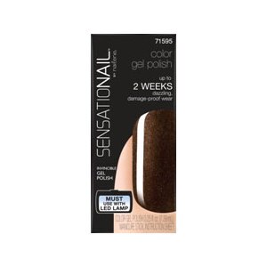 SensatioNail Invincible Color Gel Polish, Espresso Bean