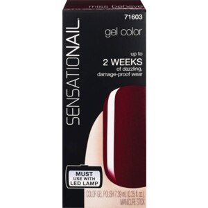 SensatioNail Invincible - Pintura de uñas en gel con tinte, Miss Behave