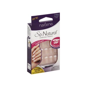 Nailene So Natural Everyday French, Short, Pink 71643