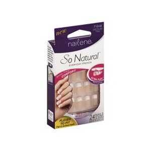 Nailene So Natural Everyday French, Medium, Pink 71644