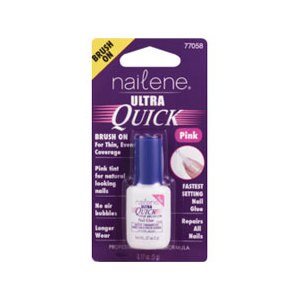 Nailene Brush On Glue Ultra Quick Natural Pink
