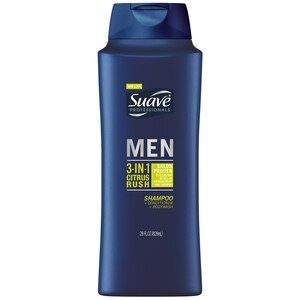 Suave for Men 3-in-1 Shampoo + Conditioner + Bodywash, Cirtrus Rush