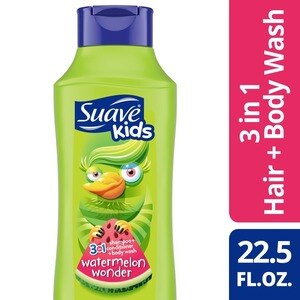 Suave Kids 3-in-1 Shampoo + Conditioner + Bodywash, Wacky Melon