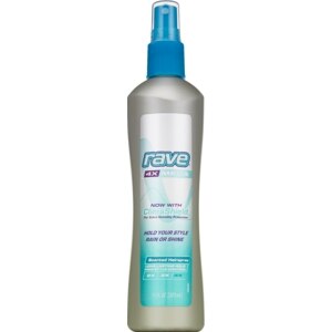 Rave Hairspray 4x Mega Non-Aerosol