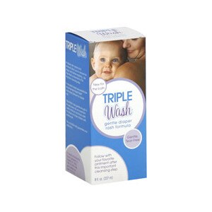 Triple Paste Wash Gentle Diaper Rash Formula, Tear-Free