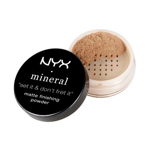 NYX Mineral Set It & Don't Fret It Matte Finishing Powder, Medium/Dark MFP02