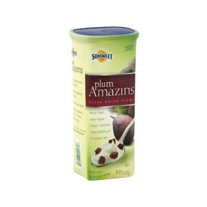 Sunsweet Plum Amazins Diced Dried Plums