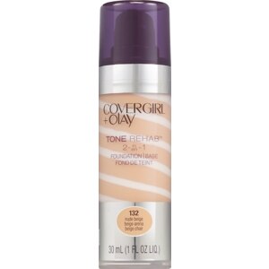Covergirl & Olay Tone Rehab 2-In-1 Foundation/Base Nude Beige 132