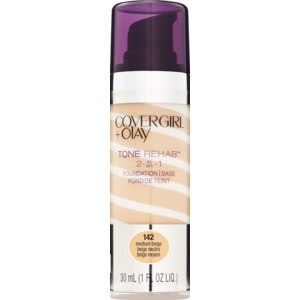 Covergirl & Olay Tone Rehab 2-In-1 Foundation/Base Medium Beige 142