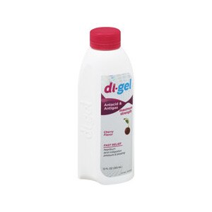 Di-Gel Maximum Strength Antacid & Antigas Liquid Cherry Flavor