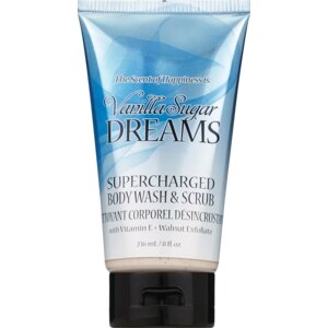 Happiness Is Vanilla Sugar Dreams Supercharged Body Wash & Scrub with Vitamin E + Walnut Exfoliate