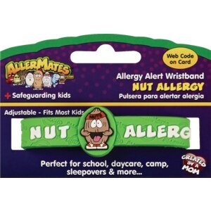 AllerMates Allergy Alert Wristband Nut Allergy