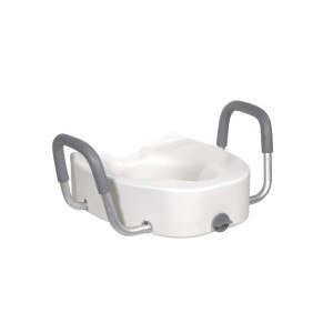 Drive Medical Raised Toilet Seat - White