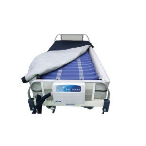 Drive Medical Med Aire Defined Perimeter Low Air Loss Mattress System with Low Pressure Alarm, 8