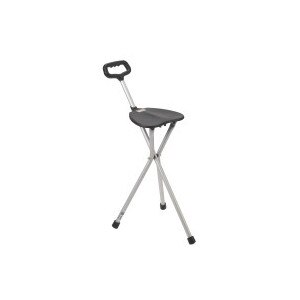 Drive Medical Fold Light Cane Seat Silver & Black