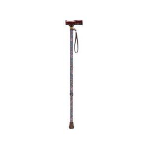 Drive Medical Adjustable Light T Handle Cane Green