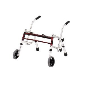 Drive Medical Ped Glider Walker Flame Red