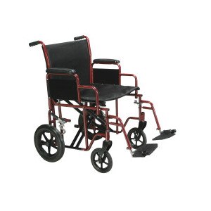 Drive Medical Bariatric HD Wheelchair Red 20