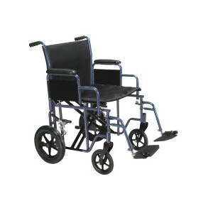 Drive Medical Bariatric HD Wheelchair Blue 22