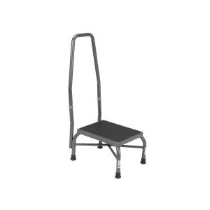 Drive Medical Bariatric Footstool Handrail No Skid