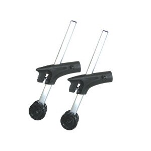 Drive Medical Anti Tippers with Wheels Chrome