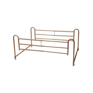 Drive Medical Adjustable Bed Rail Brown Vein