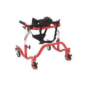 Drive Medical Tyke Lumin Ant Gait Trainer, Red