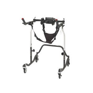 Drive Medical Adult Lumin Post Gait Trainer, Black