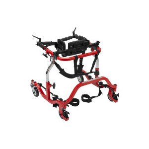 Drive Medical Star Ped Posterior Gait Trainer, Red