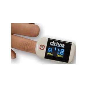 Drive Medical Finger Pulse Oximter Dual View LCD