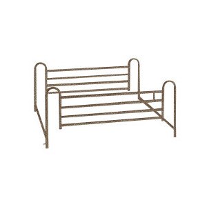 Drive Medical Full Length Hospital Bed Side Rail