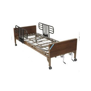 Drive Medical Multi Height Manual Hospital Bed Half Rails