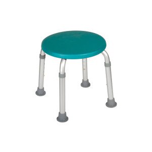 Drive Medical Adjustable Height Bath Stool Teal