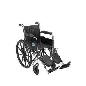 Drive Medical Chrome Sport Wheelchair FAELR 16
