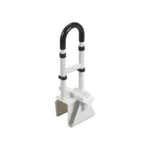 Bathtub Safety Rail with Adjustable Height Clamp