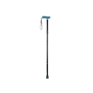 Drive Medical Folding Cane with Glow Grip Black Tie-Dye