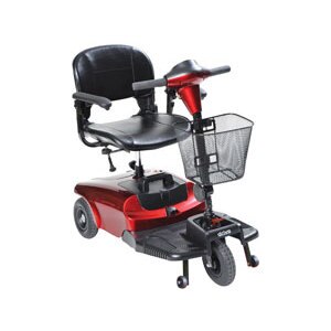 Drive Medical Bobcat 3 Wheel Compact Scooter Red