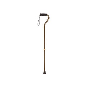 Drive Medical Foam Grip Offset Handle Cane Bronze
