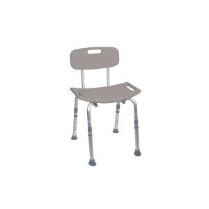 Drive Medical Bath Bench with Carry Bag White