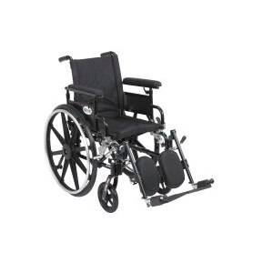 Drive Medical Viper Plus GT Wheelchair, Flip Back Removable Adjustable Full Arms, Leg Rests
