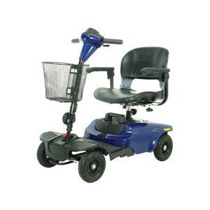 Drive Medical Bobcat 4 Wheel Compact Scooter Blue