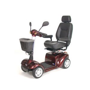 Drive Medical Pilot 4-Wheel Power Scooter Burgundy 20