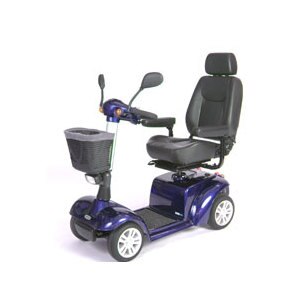 Drive Medical Pilot 4-Wheel Power Scooter Blue 18