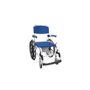Drive Medical Aluminum Shower Commode Wheelchair with 24