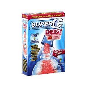Super C Vitamin & Mineral Drink Mix Berry Flavor