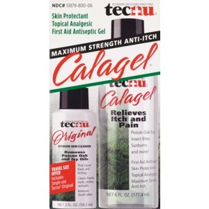 Calagel Anti-Itch Gel Plus Trial Size Technu Skin Cleanser