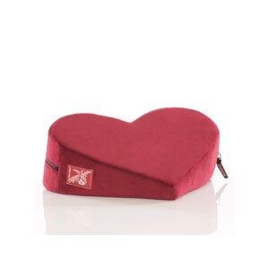 Decor Heart Wedge in Merlot Velvish