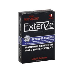 Extenze Extended Release Maximum Strength Male Enhancement Liquid Gelcaps