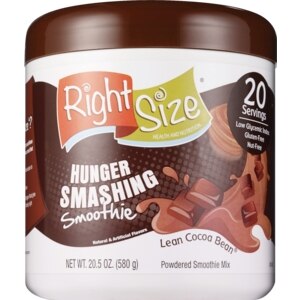RightSize Powdered Smoothie Drink Mix Lean Cocoa Bean