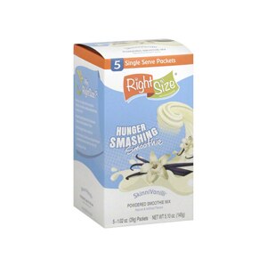 smoothie packets powdered rightsize vanilli skinni serve drink single